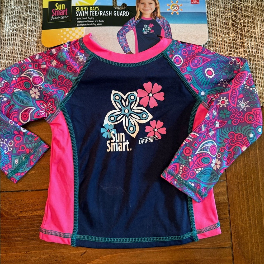 UPF 50 Toddler Rash Guard Set